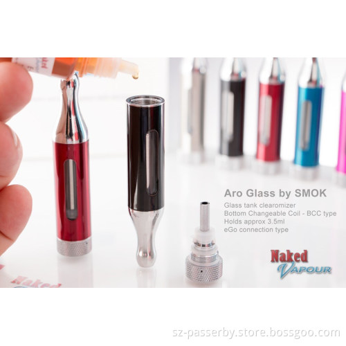Hottest Aro Tank 1.8ohm/2.4ohm/3.0ohm Smok Pyrex Glass Aro Tank